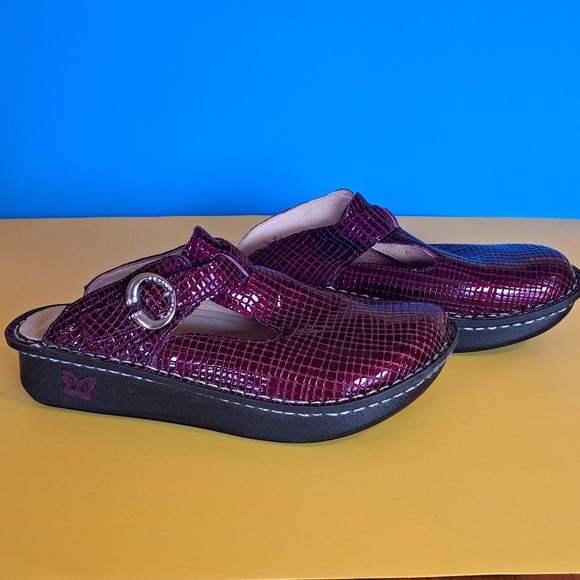 Alegria Shoes - Alegria Hello Dolly Burgundy Shoes
